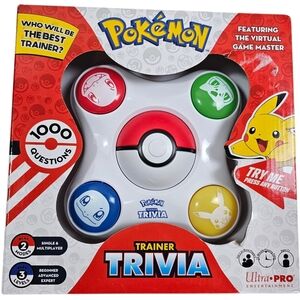 POKEMON Trainer Trivia Game Master NIB